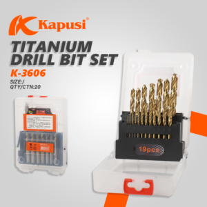 TITANIUM DRILL BIT SET_K-3606