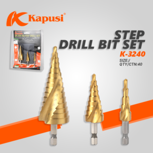 STEP DRILL BIT SET_K-3240